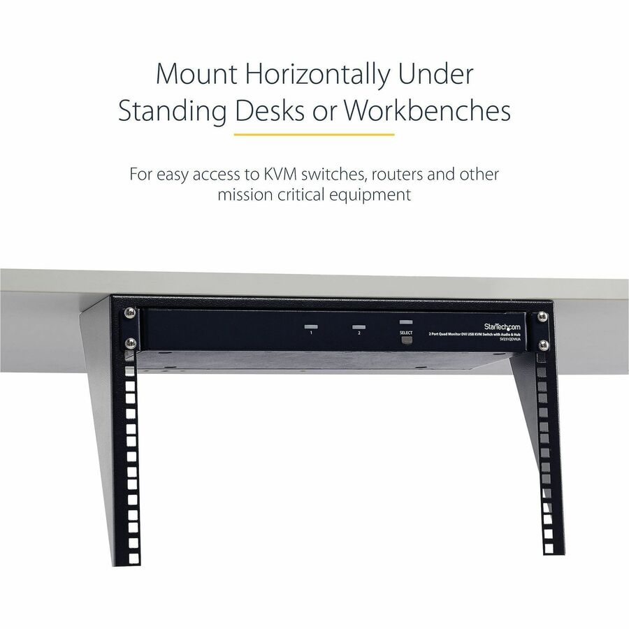 StarTech.com 6U Vertical Wall-Mount Server Rack with Solid Steel Construction
