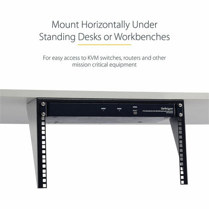 StarTech.com 6U Vertical Wall-Mount Server Rack with Solid Steel Construction