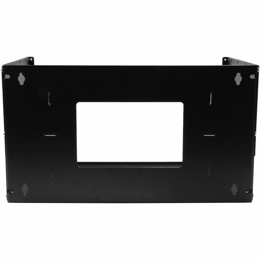 StarTech.com 2-Post 4U Wall Mount Server Rack with Built-in Shelf - Solid Steel, Adjustable Depth