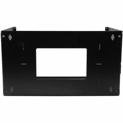 StarTech.com 2-Post 4U Wall Mount Server Rack with Built-in Shelf - Solid Steel, Adjustable Depth