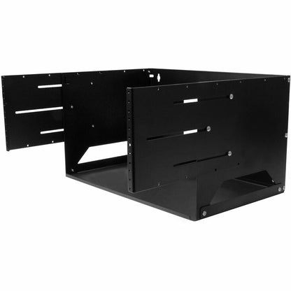 StarTech.com 2-Post 4U Wall Mount Server Rack with Built-in Shelf - Solid Steel, Adjustable Depth
