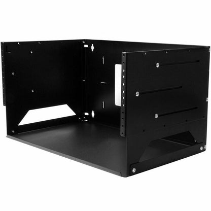 StarTech.com 2-Post 4U Wall Mount Server Rack with Built-in Shelf - Solid Steel, Adjustable Depth