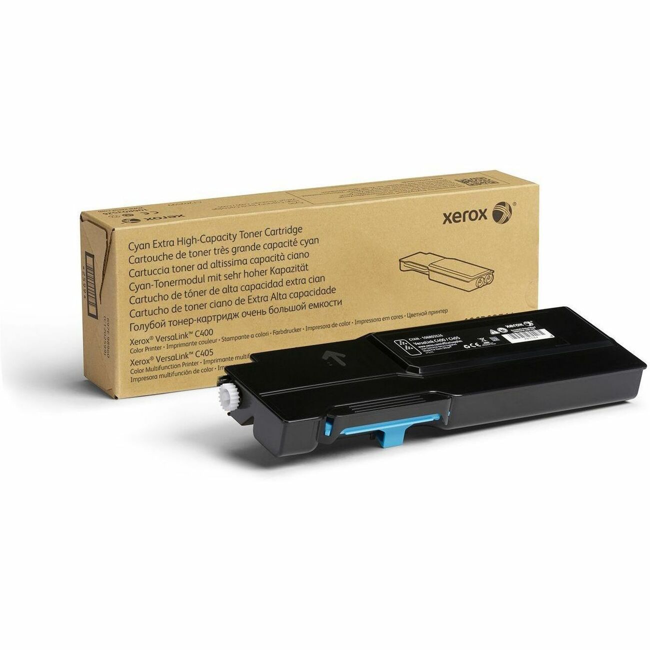 Xerox Genuine VersaLink C400 & C405 Cyan Extra High Capacity Toner Cartridge (8,000 Pages) - Part 106R03526