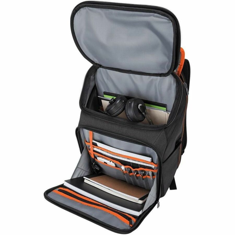 Targus CitySmart TSB895 15.6-Inch EVA Pro Backpack with Checkpoint-Friendly Design in Gray