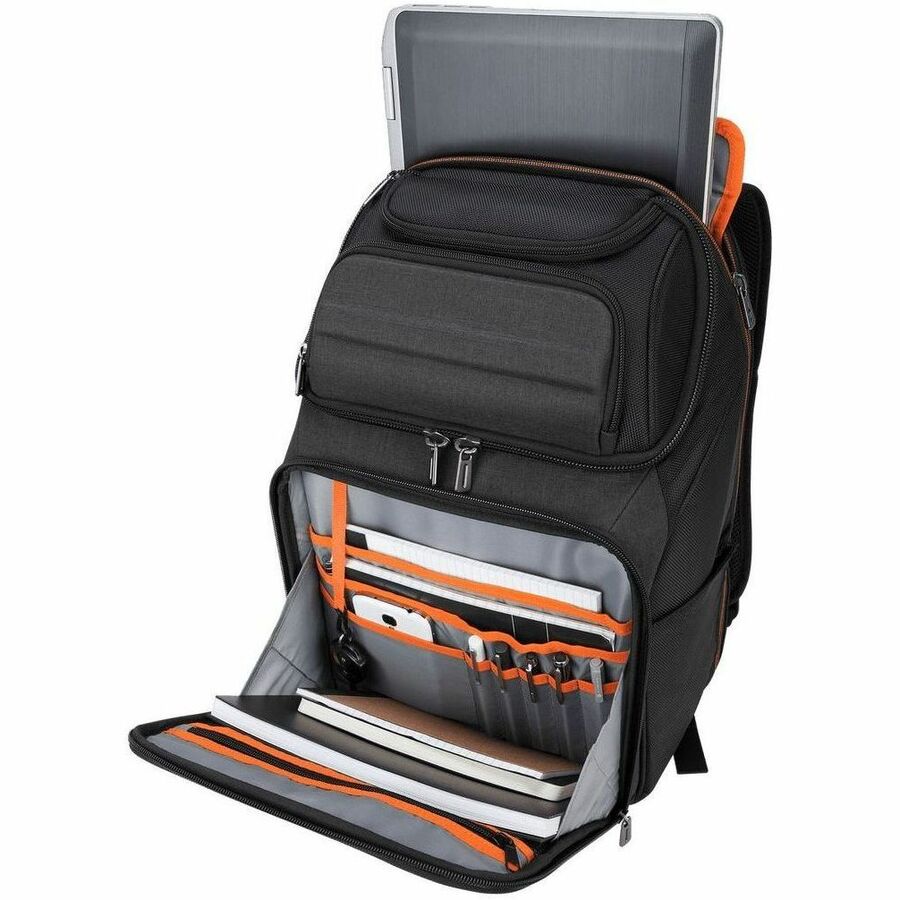 Targus CitySmart TSB895 15.6-Inch EVA Pro Backpack with Checkpoint-Friendly Design in Gray