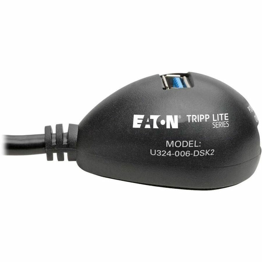 Eaton Corporation Tripp Lite Series 2-Port USB 3.0 SuperSpeed Desktop Extension Cable - 6 Feet