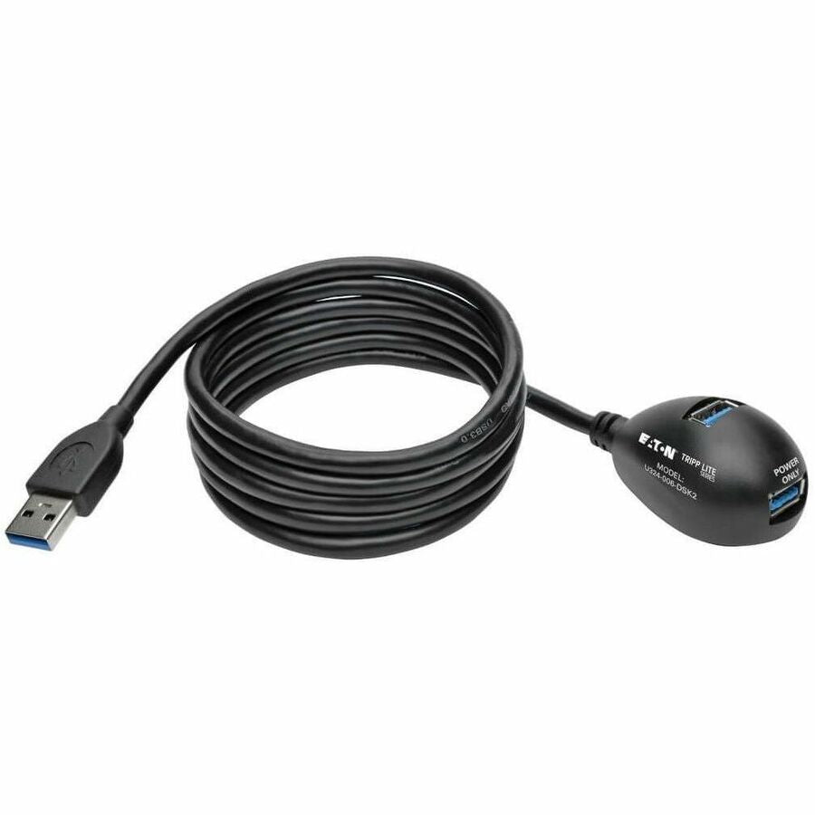 Eaton Corporation Tripp Lite Series 2-Port USB 3.0 SuperSpeed Desktop Extension Cable - 6 Feet