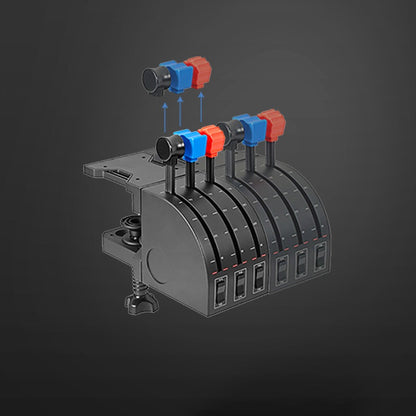 Logitech G Flight Yoke System with Throttle Quadrant for Flight Simulation
