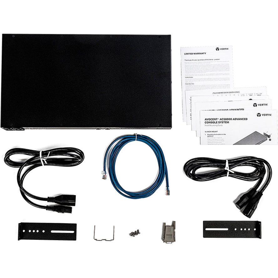 Vertiv Avocent ACS8000 Serial Console - 16 Port Console Server with Dual Power and Modem