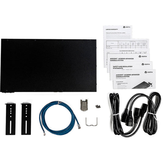 Vertiv Avocent ACS 8000 Console Server, 32-Port with Dual AC Power Supply and Analog Modem