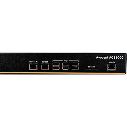Vertiv Avocent ACS 8000 Console Server, 32-Port with Dual AC Power Supply and Analog Modem