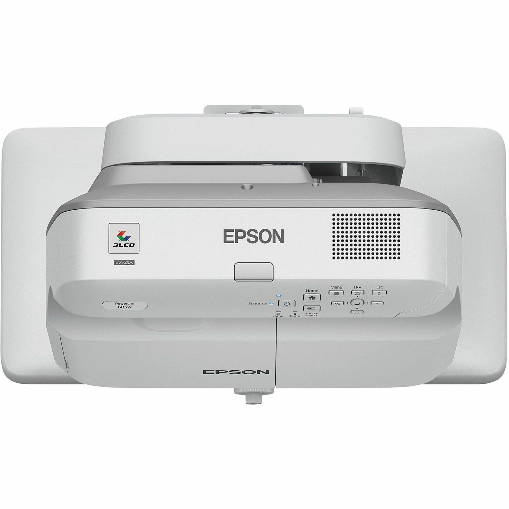 Epson PowerLite 685W WXGA 3LCD Ultra Short Throw Presentation Display