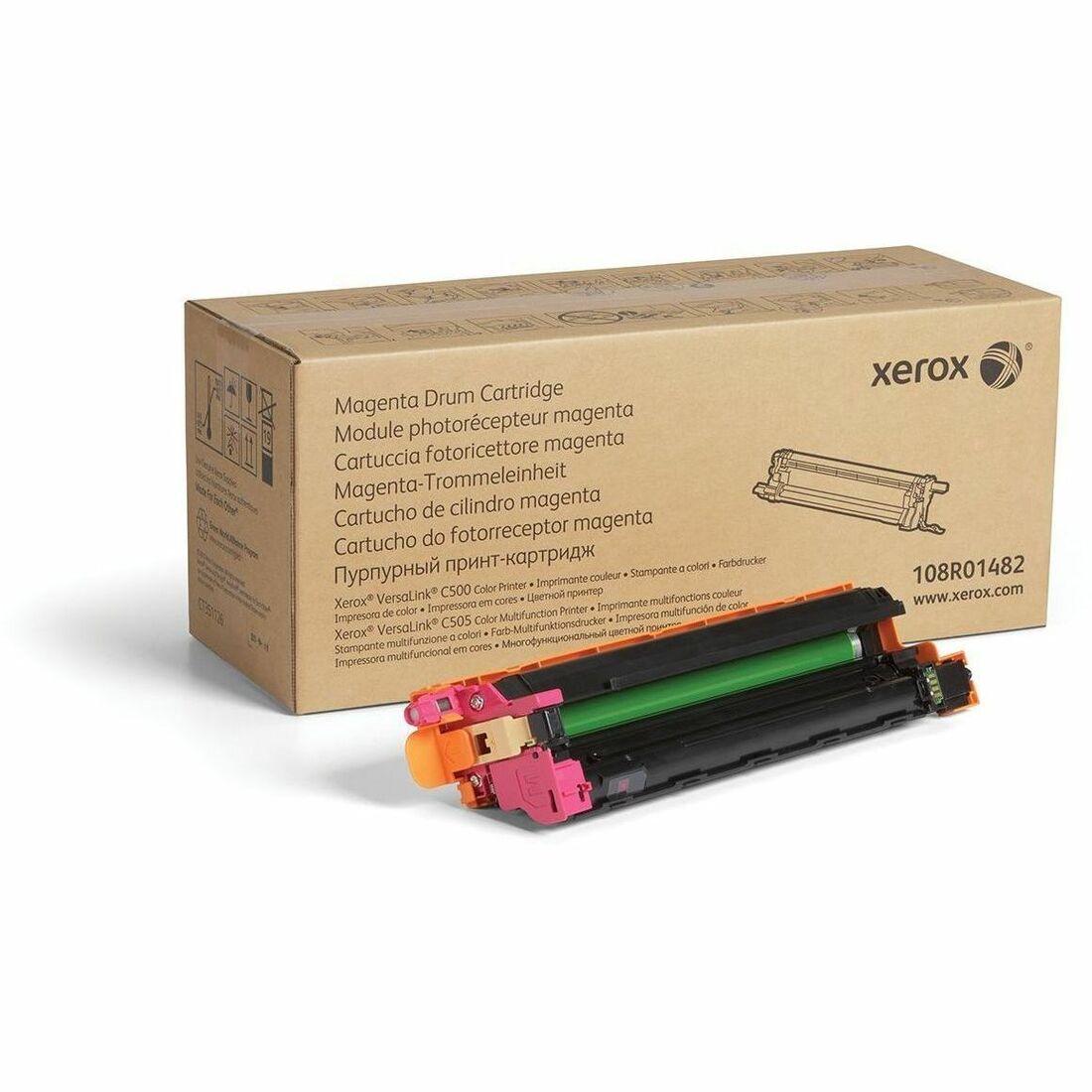 Xerox Genuine Magenta Drum Cartridge for VersaLink C500 and C505 – 40,000 Page Capacity