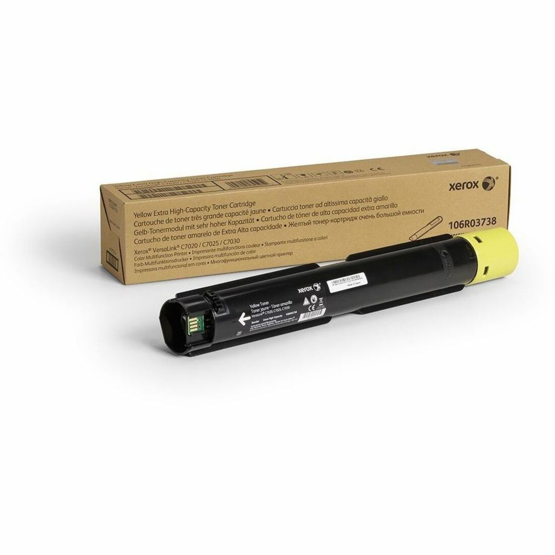 Xerox VersaLink C7000 Series Yellow High Capacity Toner Cartridge 16500 Pages - Part 106R03738
