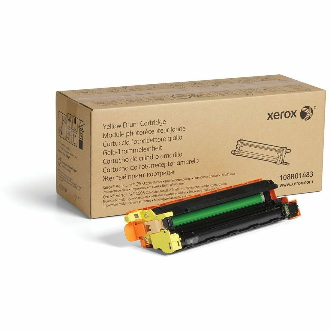 Xerox Genuine Yellow Drum Cartridge for VersaLink C500/C505 – High Capacity & Reliable Performance
