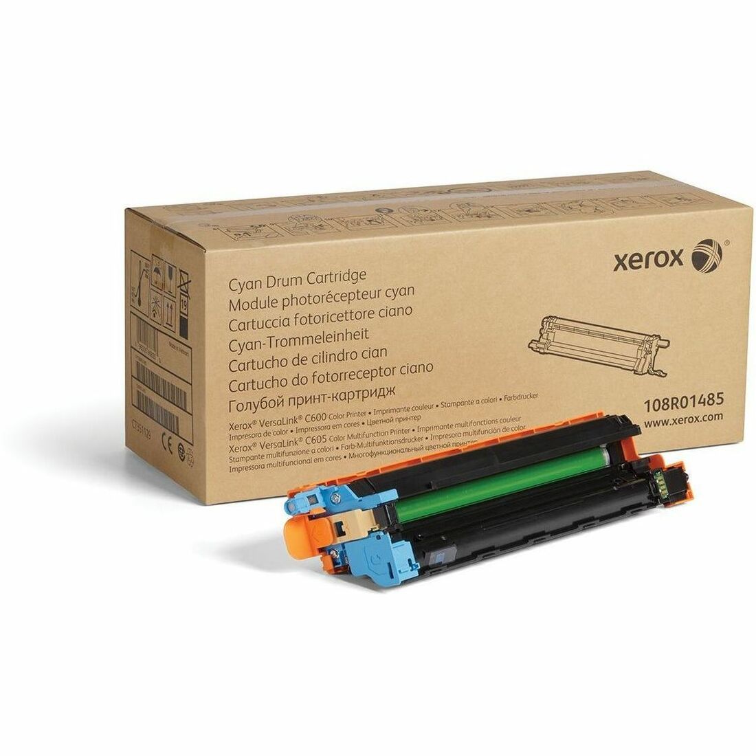 Xerox Genuine Cyan Drum Cartridge for VersaLink C600 and C605 - 40,000 Page Yield