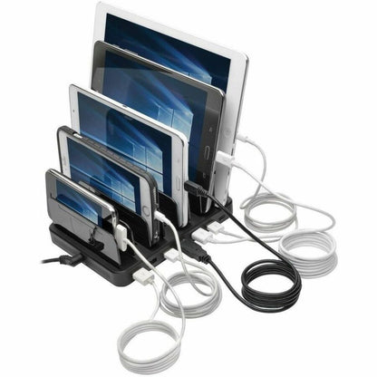 Eaton Tripp Lite Series 7-Port USB Charging Station with Quick Charge 3.0 and USB-C Port