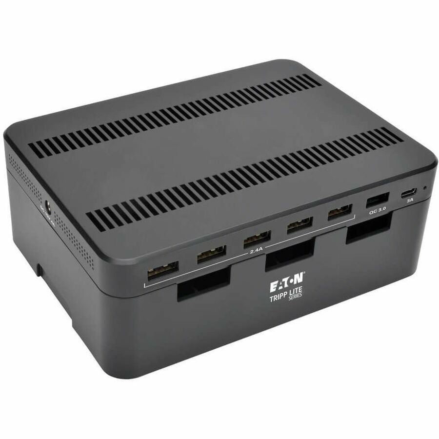 Eaton Tripp Lite Series 7-Port USB Charging Station with Quick Charge 3.0 and USB-C Port