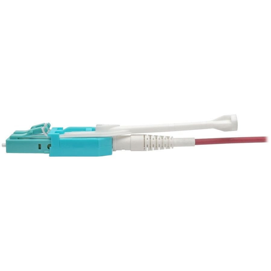 Eaton Tripp Lite Series 10G Duplex Multimode 50/125 OM4 LSZH Fiber Optic Patch Cable with LC Connectors - Magenta, 6 Meters
