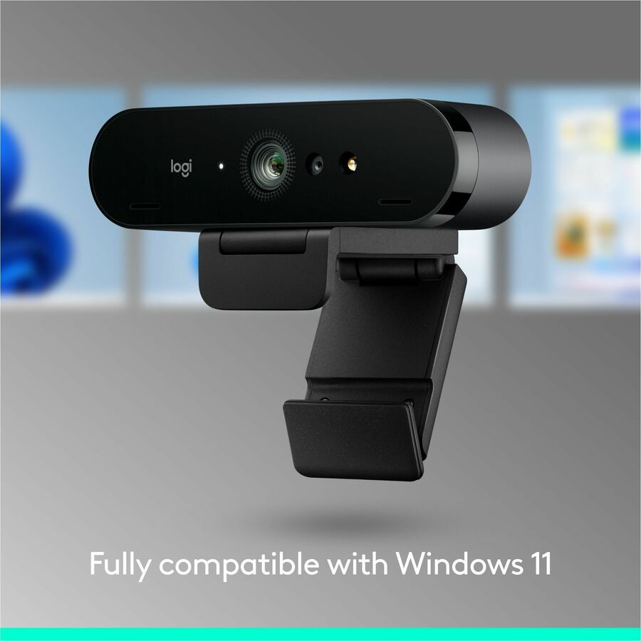 Logitech Brio 4K Ultra HD Webcam with RightLight 3 and HDR for Business
