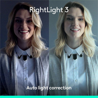 Logitech Brio 4K Ultra HD Webcam with RightLight 3 and HDR for Business