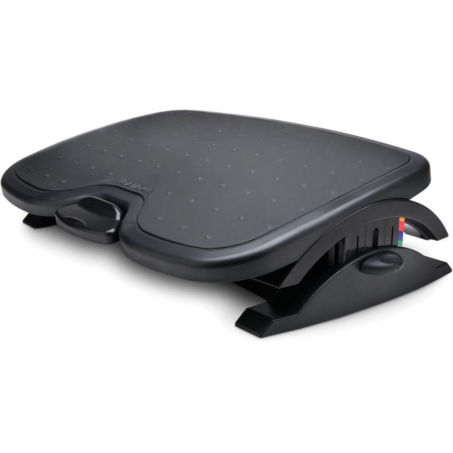 Kensington Solemate Plus Foot Rest - Black for Ergonomic Comfort and Adjustable Support