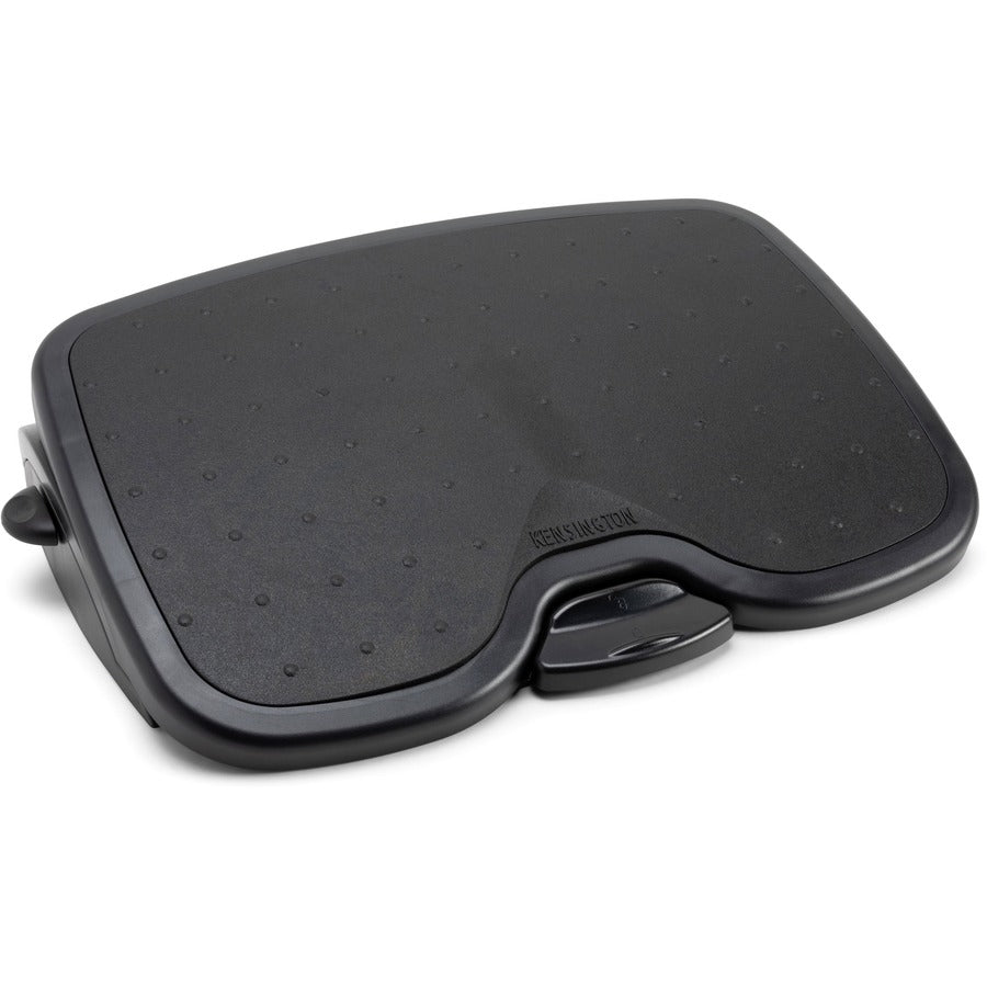 Kensington Solemate Plus Foot Rest - Black for Ergonomic Comfort and Adjustable Support