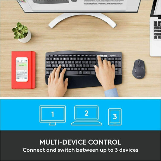 Logitech MK850 Performance Wireless Keyboard and Mouse Combo – Multi-Device & Multi-OS Support