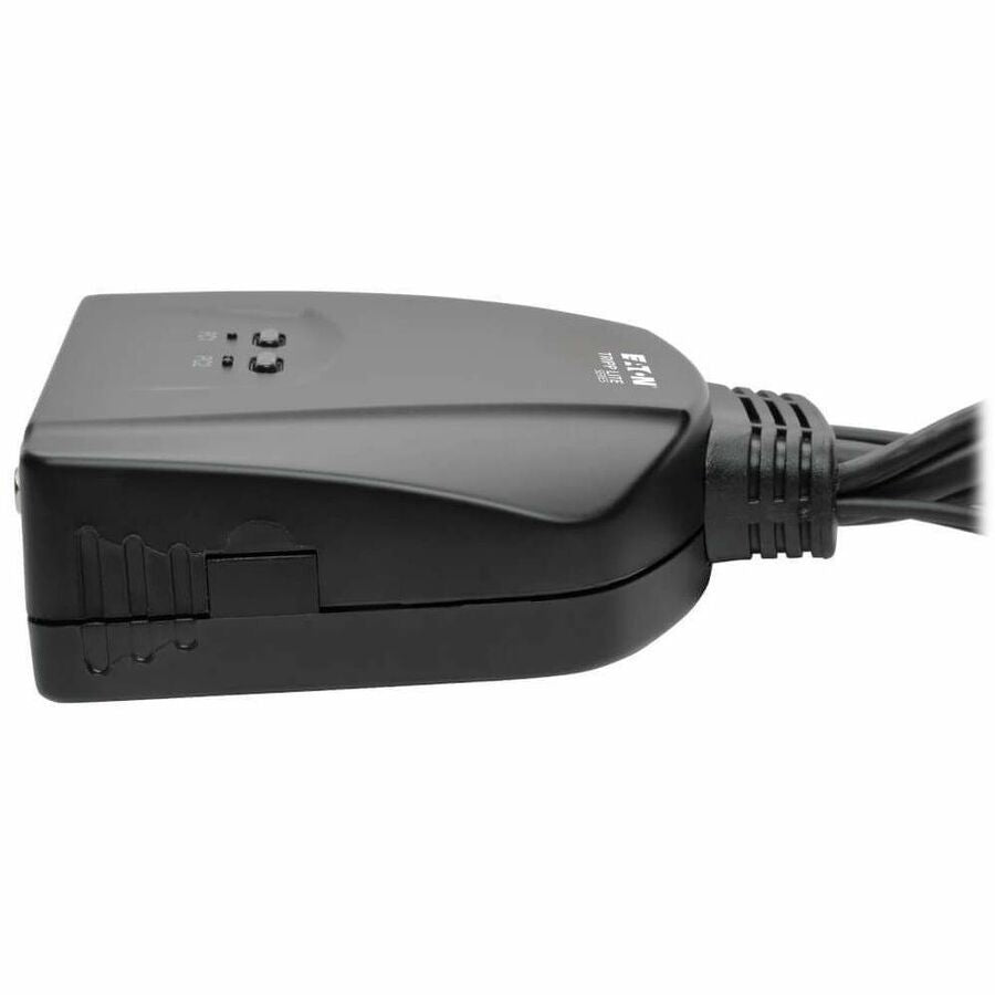 Eaton Corporation B032-VU2 2-Port USB/VGA Cable KVM Switch for Dual Computer Control