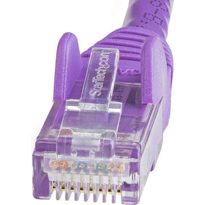 StarTech.com 9ft Purple Cat6 Ethernet Cable - Snagless Gigabit UTP Patch Cord with 24 AWG Copper for High-Performance Networking