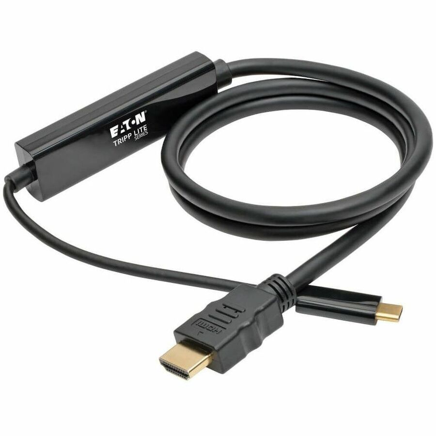 Eaton Tripp Lite Series U444-003-H USB-C to HDMI Adapter Cable (3 ft, 4K) for USB DisplayPort Alternate Mode