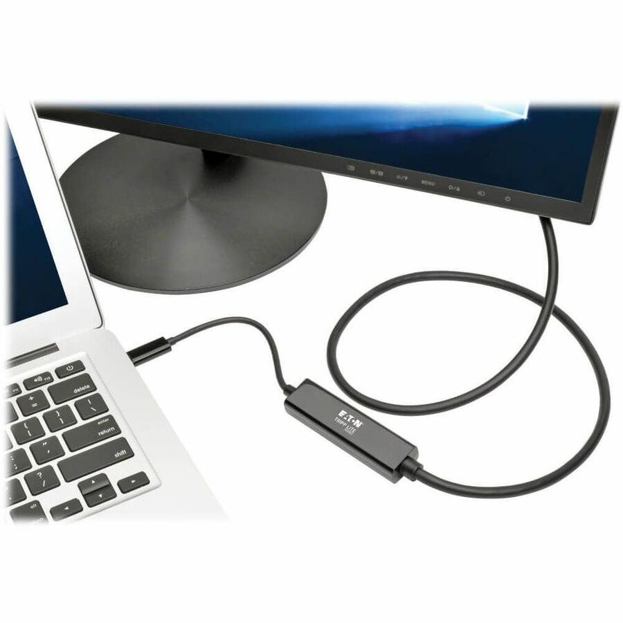Eaton Tripp Lite Series U444-003-H USB-C to HDMI Adapter Cable (3 ft, 4K) for USB DisplayPort Alternate Mode