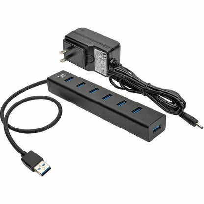 Eaton Tripp Lite Series 7-Port Portable USB 3.0 SuperSpeed Mini Hub, Aluminum