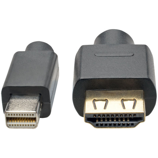 Eaton Tripp Lite Series Mini DisplayPort 1.2a to HDMI Active Adapter Cable (10 ft.) – Supports 4K UHD at 60Hz, HDCP 2.2, Gold-Plated Connectors