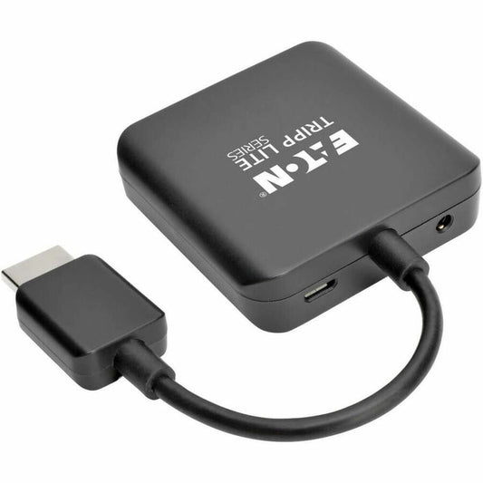 Eaton Tripp Lite Series P130-06N-AUDIO 4K HDMI Audio De-Embedder with TOSLINK & 3.5mm Stereo Output