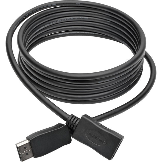 Eaton Tripp Lite Series DisplayPort Extension Cable with Latch, 10 ft, UHD 4K Support