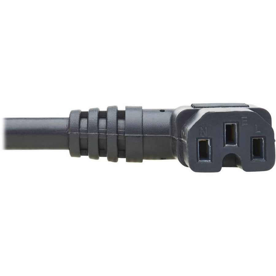 Eaton Tripp Lite Series Power Cord P019-008-C15RA – Heavy-Duty 8 ft. NEMA 5-15P to C15 Connector for UPS and Network Hardware