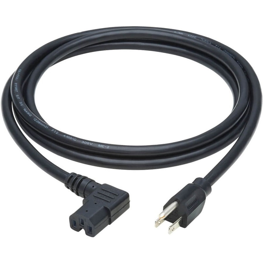 Eaton Tripp Lite Series Power Cord P019-008-C15RA – Heavy-Duty 8 ft. NEMA 5-15P to C15 Connector for UPS and Network Hardware