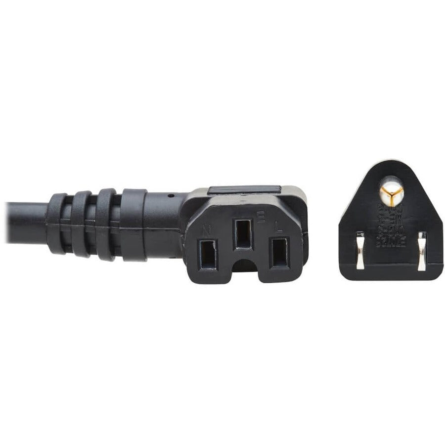 Eaton Tripp Lite Series Power Cord P019-008-C15RA – Heavy-Duty 8 ft. NEMA 5-15P to C15 Connector for UPS and Network Hardware