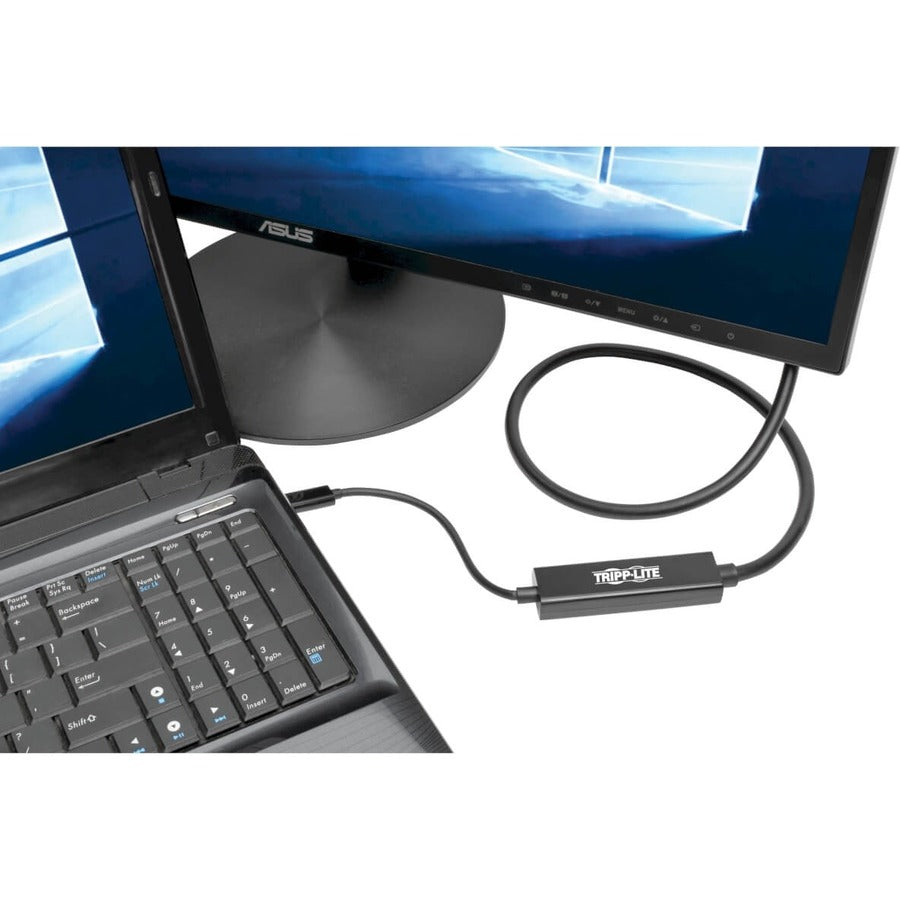 Eaton Corporation U444-003-D USB-C to DVI Dual-Link Adapter Cable, 3 ft