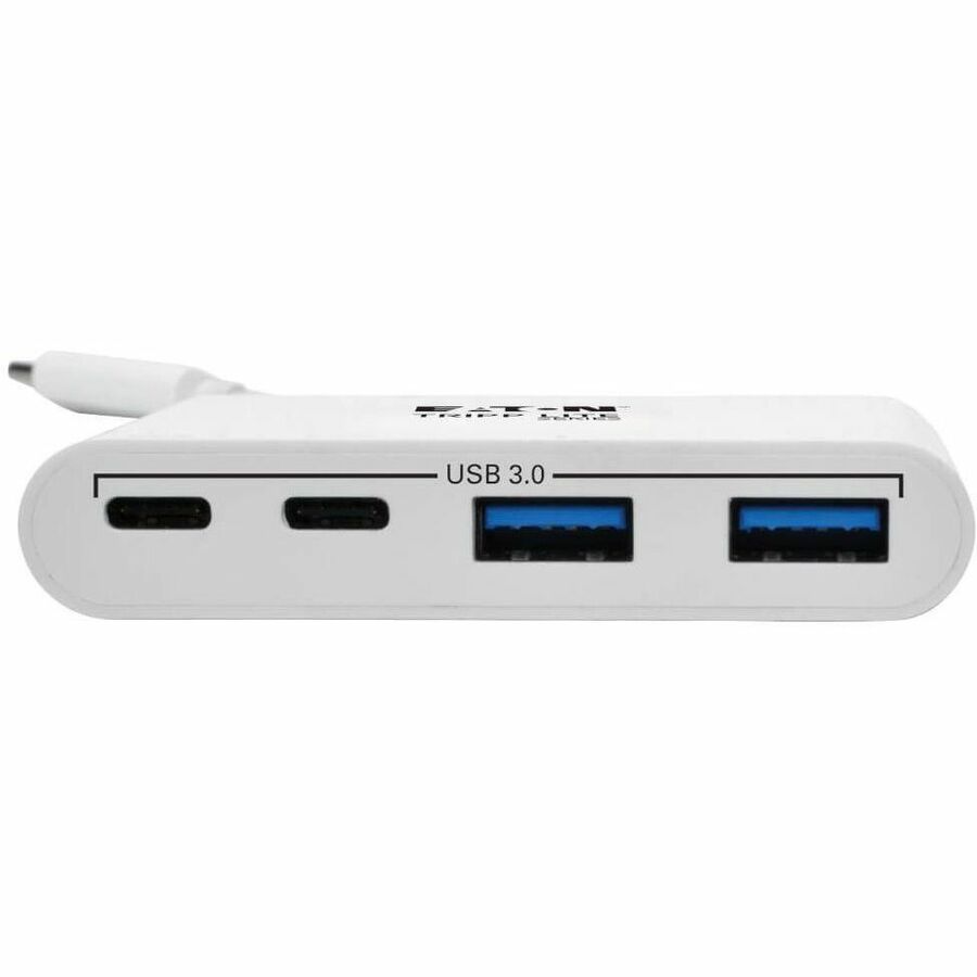 Eaton Tripp Lite Series 4-Port USB-C Hub with USB 3.1 Gen 1 - Portable External Adapter with Dual USB-A and USB-C Ports