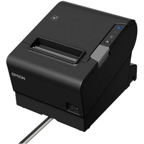 Epson OmniLink TM-T88VI Single-Station Thermal Receipt Printer - Monochrome, Ethernet, USB, Serial, NFC, 13.78 in/sec