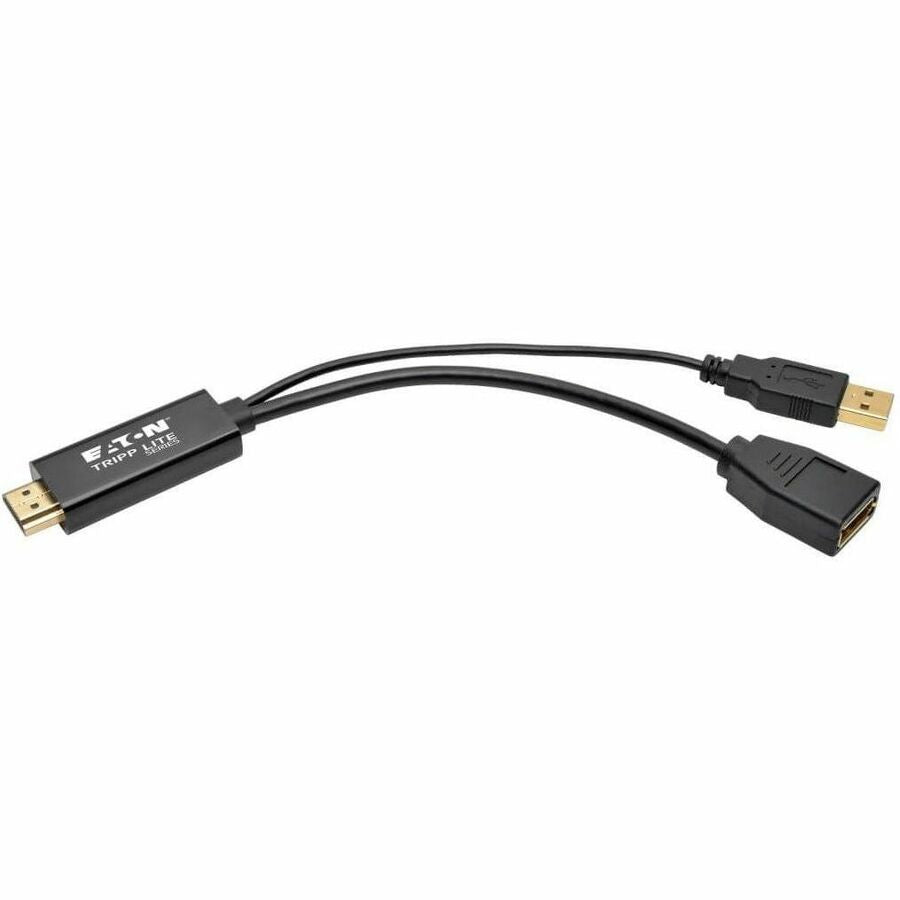 Eaton Tripp Lite Series 4K HDMI to DisplayPort Active Converter (M/F) with USB Power - 6 inch