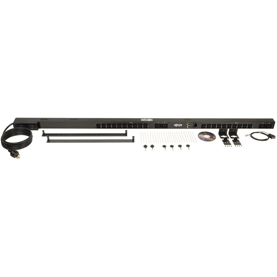 Eaton 5.5kW Single-Phase Switched PDU with Outlet Monitoring and Remote Control - 24 Outlets, Rack-Mountable, 230V, TAA Compliant