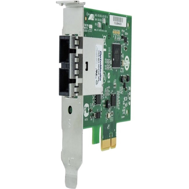 Allied Telesis 1000SX SC PCI Express x1 Adapter Card – Gigabit Ethernet Optical Fiber Network Expansion