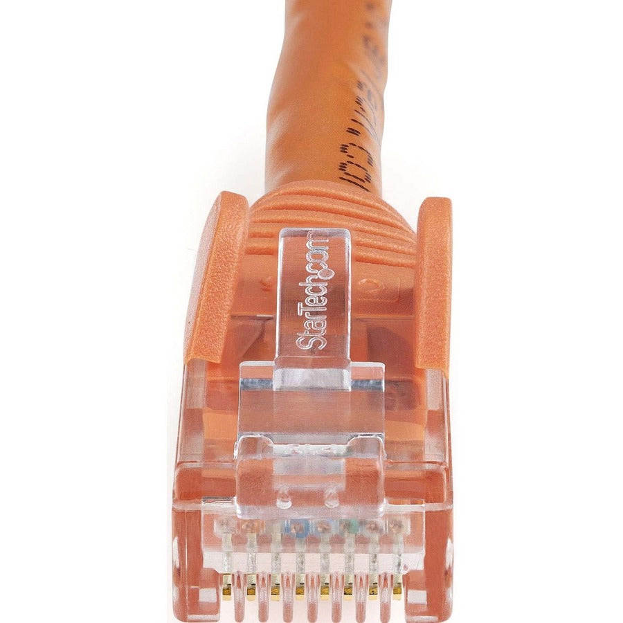 StarTech.com 20ft Orange Cat6 Ethernet Cable - Snagless Gigabit Network Patch Cord with 24 AWG Copper and PoE Support