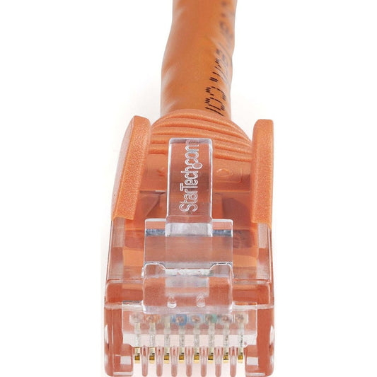 StarTech.com 20ft Orange Cat6 Ethernet Cable - Snagless Gigabit Network Patch Cord with 24 AWG Copper and PoE Support