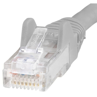 StarTech.com 4ft Gray Cat6 Ethernet Patch Cable - Snagless Gigabit Network Connection with 24 AWG Copper for PoE and High-Speed Data