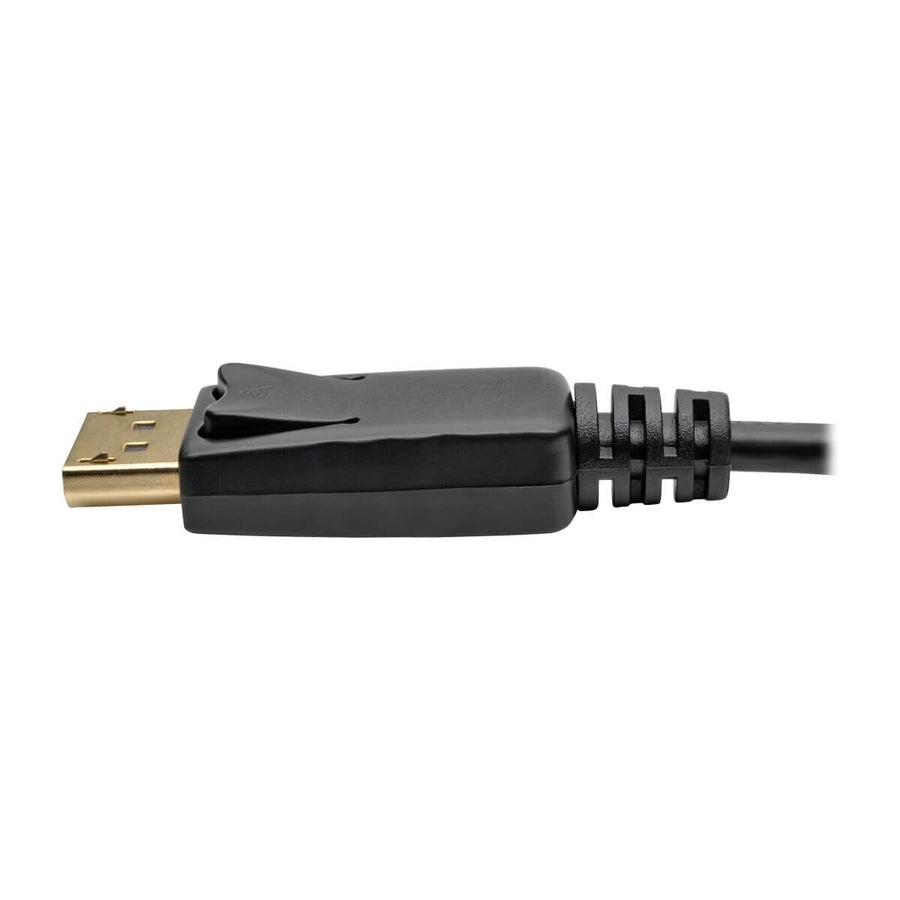 Eaton Tripp Lite Series Mini DisplayPort to DisplayPort Cable - 6 ft, 4K UHD at 60Hz, Locking Connector, Black