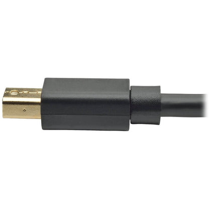 Eaton Tripp Lite Series Mini DisplayPort to DisplayPort Cable - 6 ft, 4K UHD at 60Hz, Locking Connector, Black